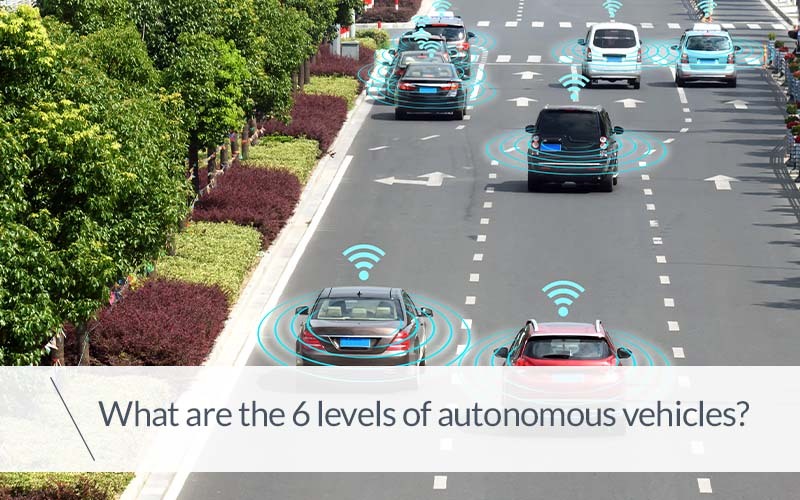 What are the 6 levels of autonomous vehicles?